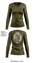 Marine Wing Support Squadron 473 1974878 Women's Long Sleeve V-neck Shirt - 2