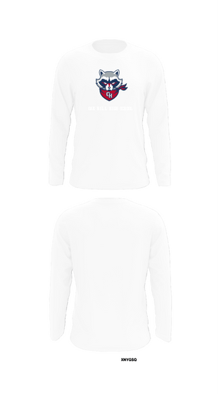 Long Sleeve Performance Shirt, Oak Hill High School, Spirit Store, Teamtime, Team time, sublimation, custom sports apparel, team uniforms, spirit wear, spiritwear, sports uniforms, custom shirts, team store, custom team store, fundraiser sports, apparel fundraiser