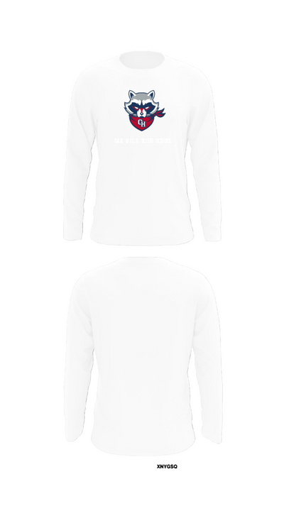 Oak Hill High School 95566271 Long Sleeve Performance Shirt - 8