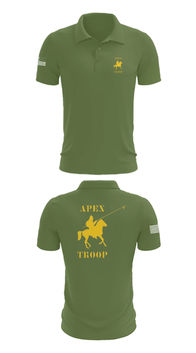Alpha Troop, 1-221 CAV 34469039 Short Sleeve Performance Polo - 45