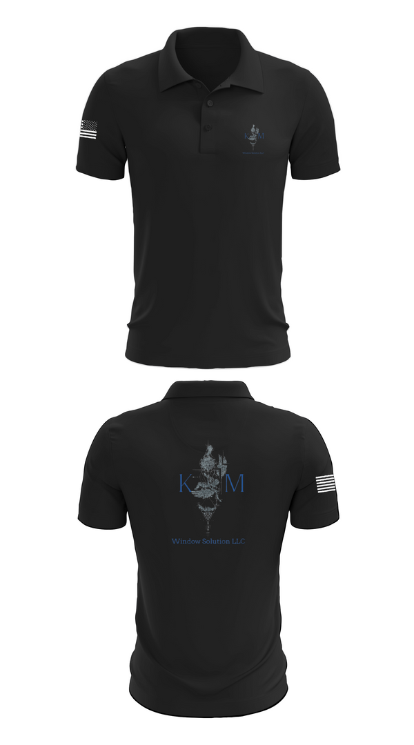 Short Sleeve Performance Polo, K&M window solutions llc, , Teamtime, Team time, sublimation, custom sports apparel, team uniforms, spirit wear, spiritwear, sports uniforms, custom shirts, team store, custom team store, fundraiser sports, apparel fundraiser