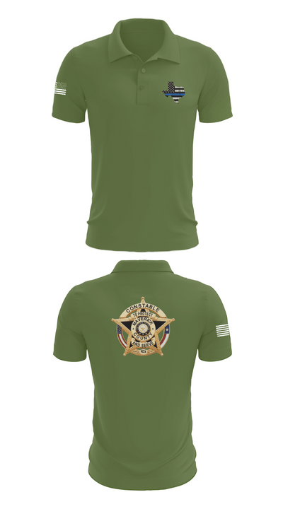 Maverick County Constable PCT 4 23255361 Short Sleeve Performance Polo - 45