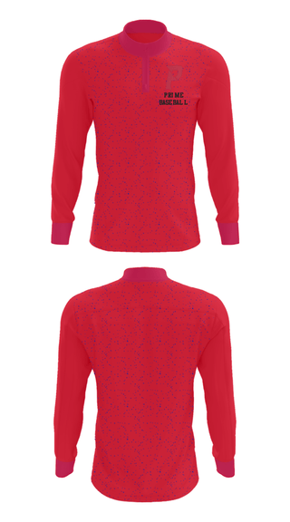 Quarter Zip Jacket, Prime Baseball, Baseball, Teamtime, Team time, sublimation, custom sports apparel, team uniforms, spirit wear, spiritwear, sports uniforms, custom shirts, team store, custom team store, fundraiser sports, apparel fundraiser