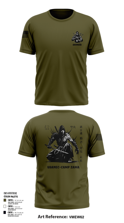 USANEC- Camp Zama, 78th Signal Battalion 94772078 Short Sleeve Performance Shirt - 145