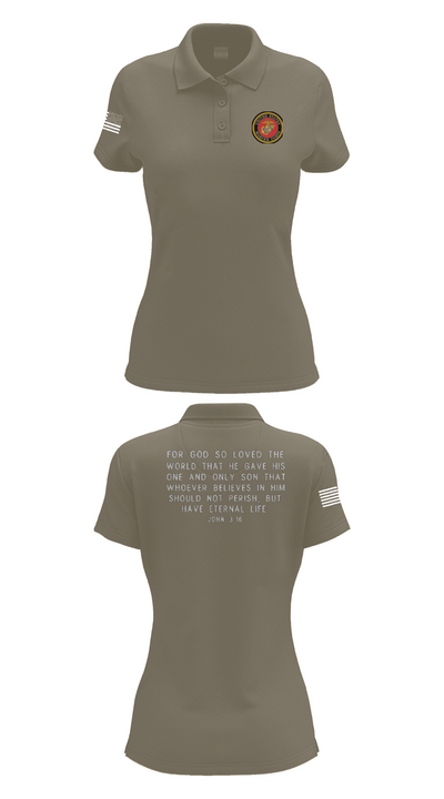 O311 60361222 Women's Short Sleeve Performance Polo  - 75