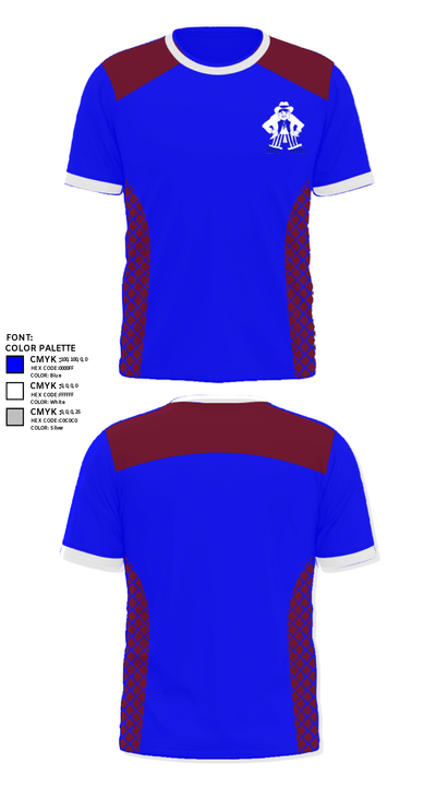 Carson High School Tennis 79130160 Short Sleeve Performance Shirt - 29