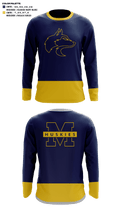 Marsing High School Cheer 8568525 Long Sleeve Performance Shirt - 41