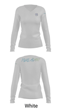 Merl Avant 76218389 Women's Long Sleeve V-neck Shirt - 16