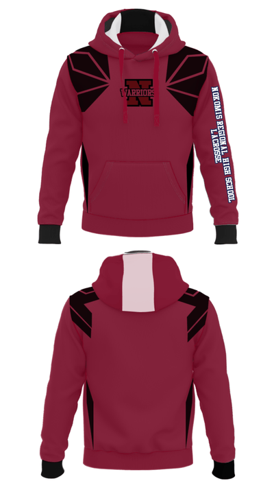 Nokomis Regional High School Lacrosse 62931259 Hoodie - 22
