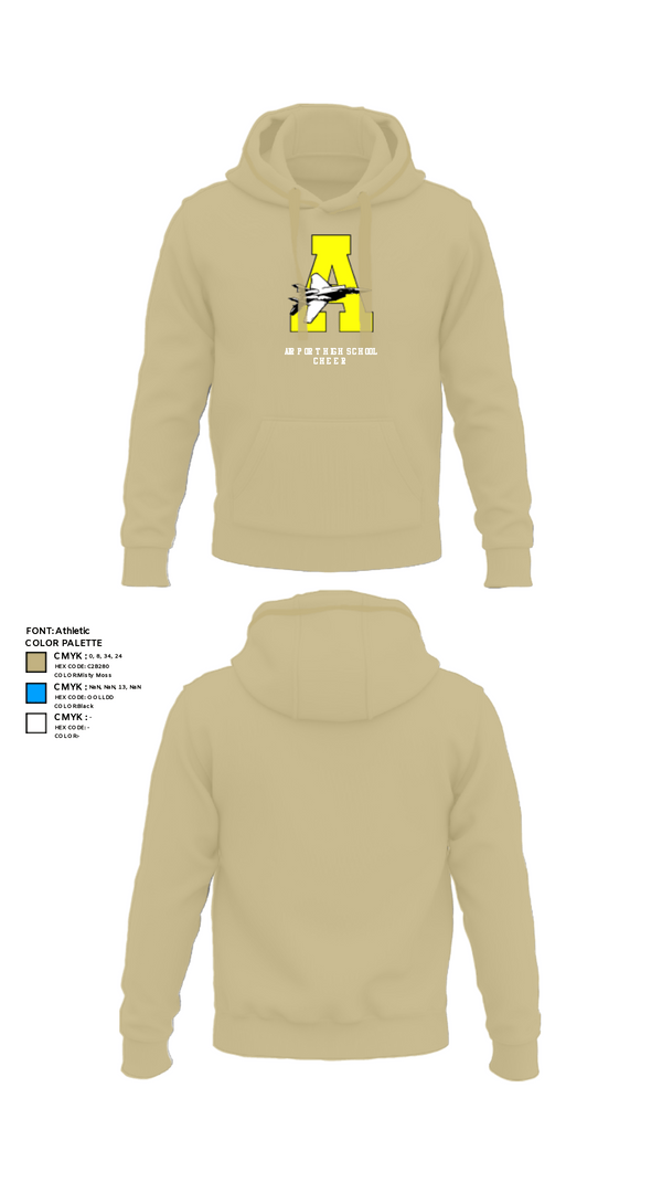 Hoodie, Airport High School Cheer, Cheer, Teamtime, Team time, sublimation, custom sports apparel, team uniforms, spirit wear, spiritwear, sports uniforms, custom shirts, team store, custom team store, fundraiser sports, apparel fundraiser