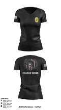 Charlie Squad 41668250 Women's Short Sleeve V-neck Shirt - 6
