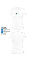 Cross Keys High School Volleyball 37059987 Women's Short Sleeve V-neck Shirt - 18