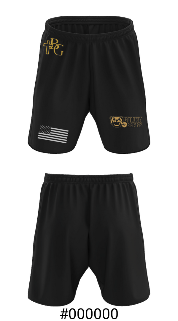 Athletic Shorts With Pockets, Bishop Garrigan Catholic Junior High School Track, Track & Field, Teamtime, Team time, sublimation, custom sports apparel, team uniforms, spirit wear, spiritwear, sports uniforms, custom shirts, team store, custom team store, fundraiser sports, apparel fundraiser