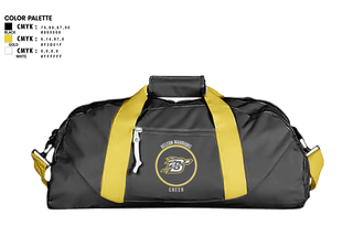 Duffle Bag, Belton Middle School Warriors Cheer, Cheer, Teamtime, Team time, sublimation, custom sports apparel, team uniforms, spirit wear, spiritwear, sports uniforms, custom shirts, team store, custom team store, fundraiser sports, apparel fundraiser