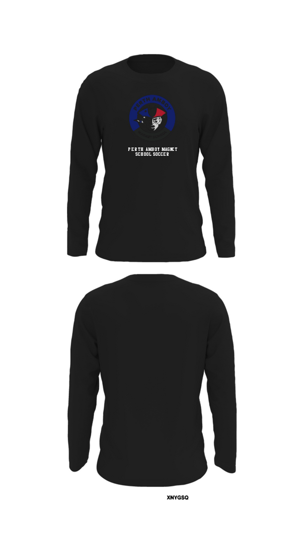Long Sleeve Performance Shirt, Perth Amboy Magnet School Soccer, Men's Soccer, Teamtime, Team time, sublimation, custom sports apparel, team uniforms, spirit wear, spiritwear, sports uniforms, custom shirts, team store, custom team store, fundraiser sports, apparel fundraiser