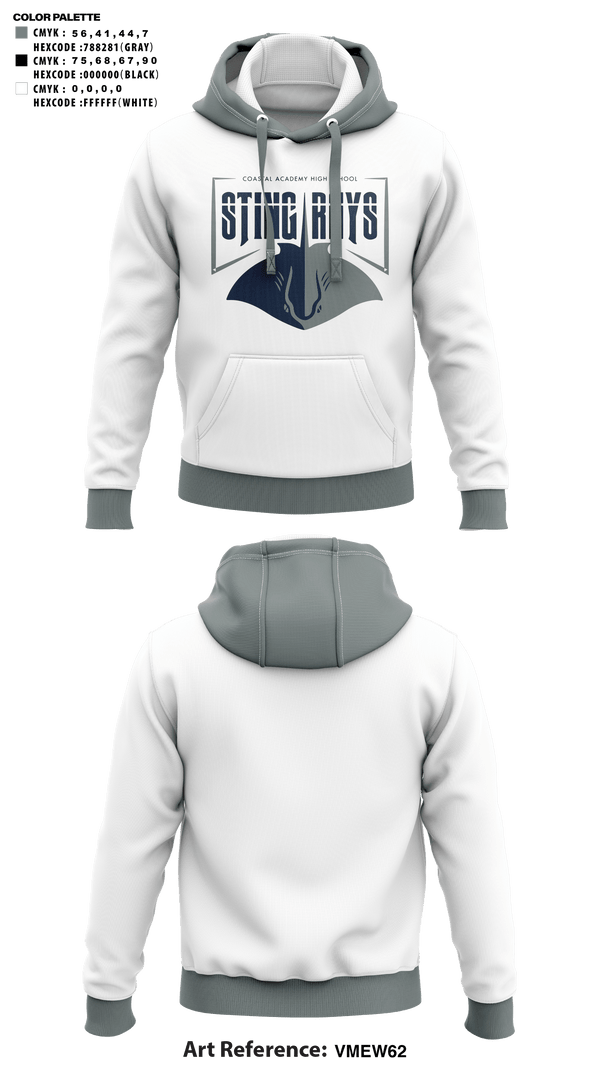 Hoodie, Coastal Academy High School Cheer, Cheer, Teamtime, Team time, sublimation, custom sports apparel, team uniforms, spirit wear, spiritwear, sports uniforms, custom shirts, team store, custom team store, fundraiser sports, apparel fundraiser