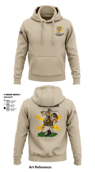 Hoodie, Bravo 1-119th FA, , Teamtime, Team time, sublimation, custom sports apparel, team uniforms, spirit wear, spiritwear, sports uniforms, custom shirts, team store, custom team store, fundraiser sports, apparel fundraiser