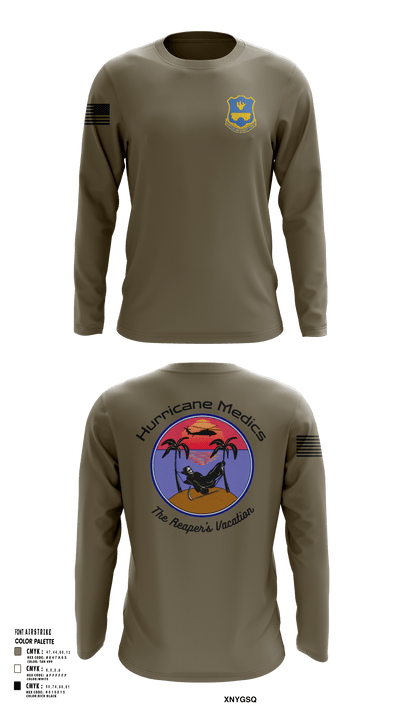 120th HHC 5866758 Long Sleeve Performance Shirt - 138