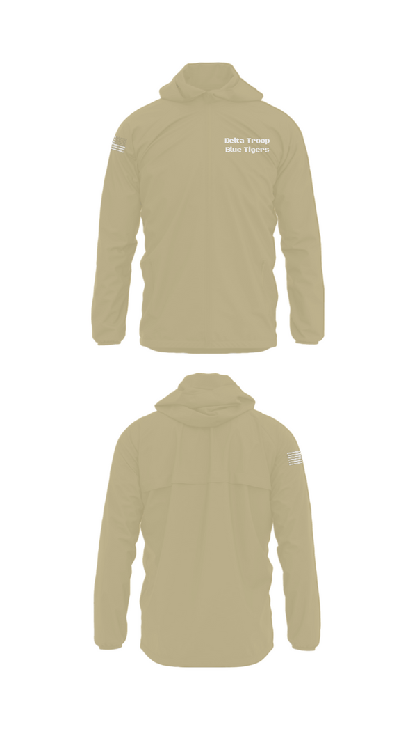 Windbreaker, Delta Troop Blue Tigers, Army, Teamtime, Team time, sublimation, custom sports apparel, team uniforms, spirit wear, spiritwear, sports uniforms, custom shirts, team store, custom team store, fundraiser sports, apparel fundraiser