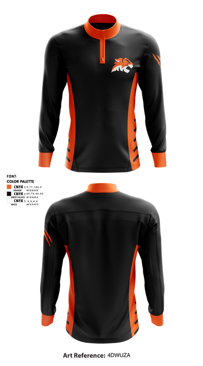 Princeton Basketball Club 94984403 Quarter Zip Jacket - 5