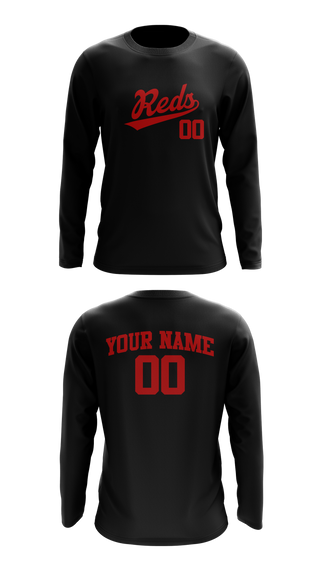 Long Sleeve Performance Shirt, IWV Youth Baseball, Baseball, Teamtime, Team time, sublimation, custom sports apparel, team uniforms, spirit wear, spiritwear, sports uniforms, custom shirts, team store, custom team store, fundraiser sports, apparel fundraiser