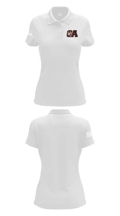 Oliver Ames High School Wrestling 5385977 Women's Short Sleeve Performance Polo  - 17