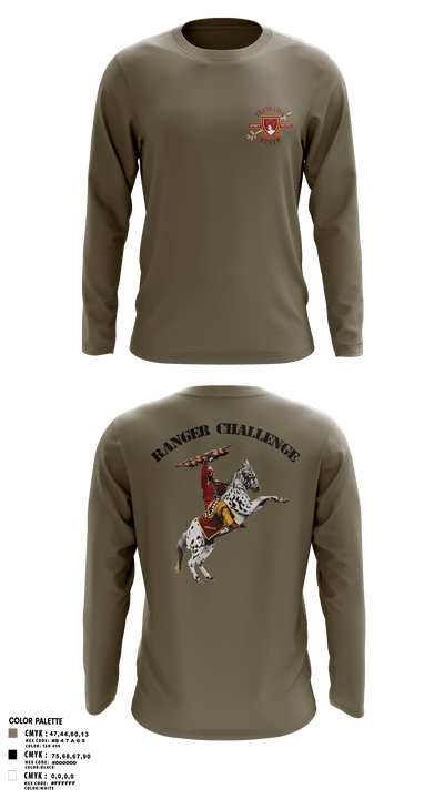 FSU ROTC 91512873 Long Sleeve Performance Polo - 4