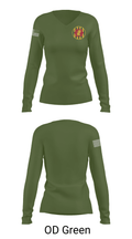 127 37504104 Women's Long Sleeve V-neck Shirt - 57