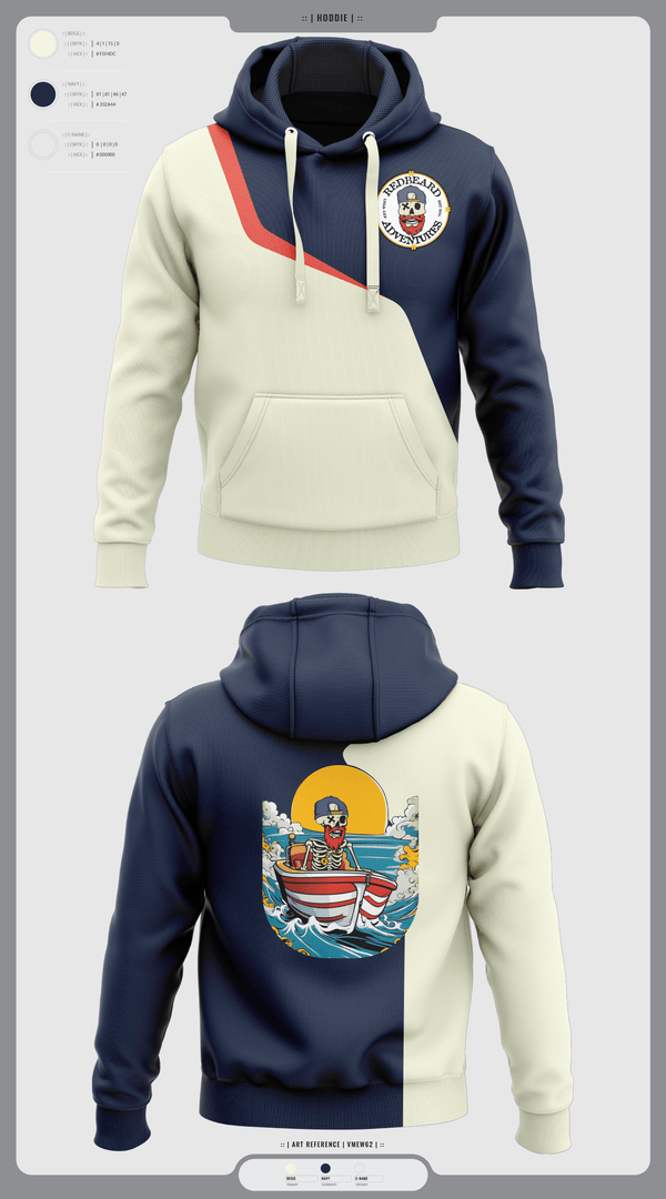 Hoodie, Red beard Adventures, , Teamtime, Team time, sublimation, custom sports apparel, team uniforms, spirit wear, spiritwear, sports uniforms, custom shirts, team store, custom team store, fundraiser sports, apparel fundraiser