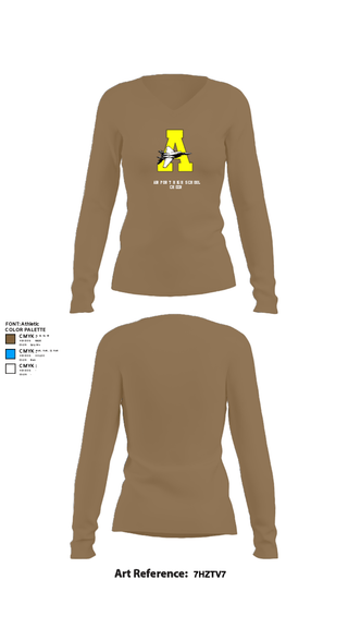 Womens Long Sleeve Vneck Shirt, Airport High School Cheer, Cheer, Teamtime, Team time, sublimation, custom sports apparel, team uniforms, spirit wear, spiritwear, sports uniforms, custom shirts, team store, custom team store, fundraiser sports, apparel fundraiser