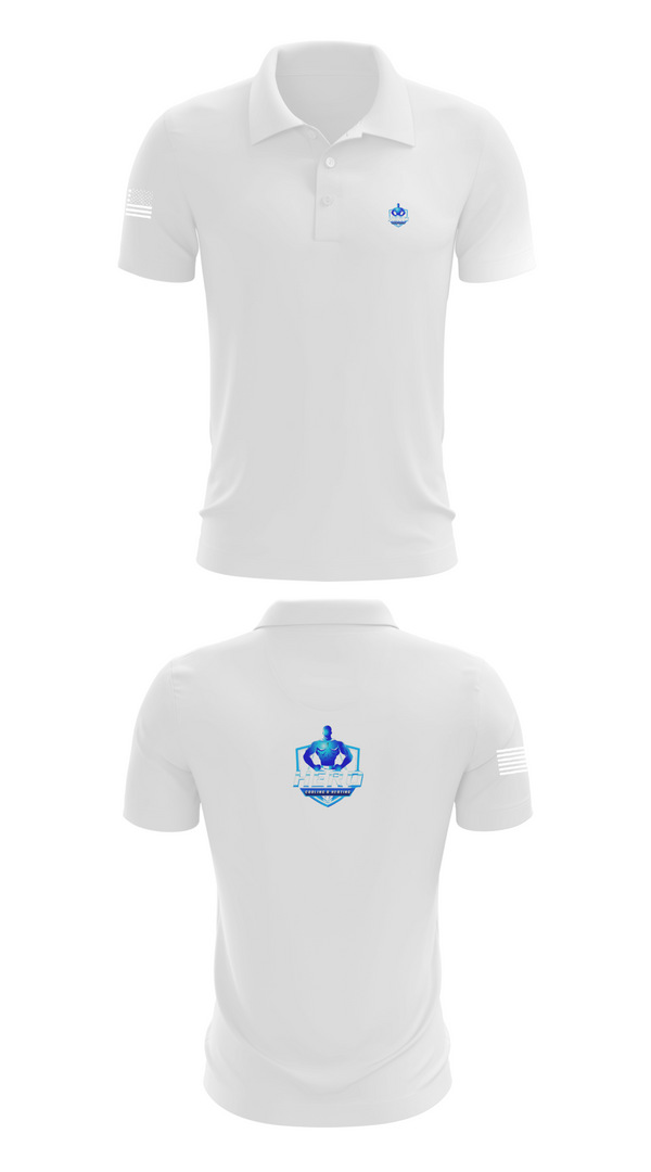 Short Sleeve Performance Polo, Hero Cooling & Heating, , Teamtime, Team time, sublimation, custom sports apparel, team uniforms, spirit wear, spiritwear, sports uniforms, custom shirts, team store, custom team store, fundraiser sports, apparel fundraiser