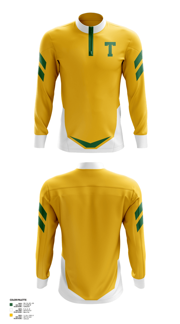 Quarter Zip Jacket, Tantasqua Regional High School Golf, Golf, Teamtime, Team time, sublimation, custom sports apparel, team uniforms, spirit wear, spiritwear, sports uniforms, custom shirts, team store, custom team store, fundraiser sports, apparel fundraiser