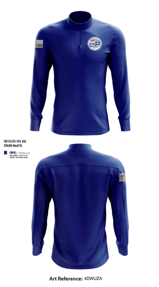 Quarter Zip Jacket, POLARS, Air Force, Teamtime, Team time, sublimation, custom sports apparel, team uniforms, spirit wear, spiritwear, sports uniforms, custom shirts, team store, custom team store, fundraiser sports, apparel fundraiser