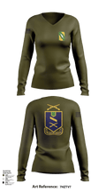 2-137th IN RGMT 48861917 Women's Long Sleeve V-neck Shirt - 105