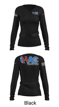 HVAC group Inc 7735982 Women's Long Sleeve V-neck Shirt - 35