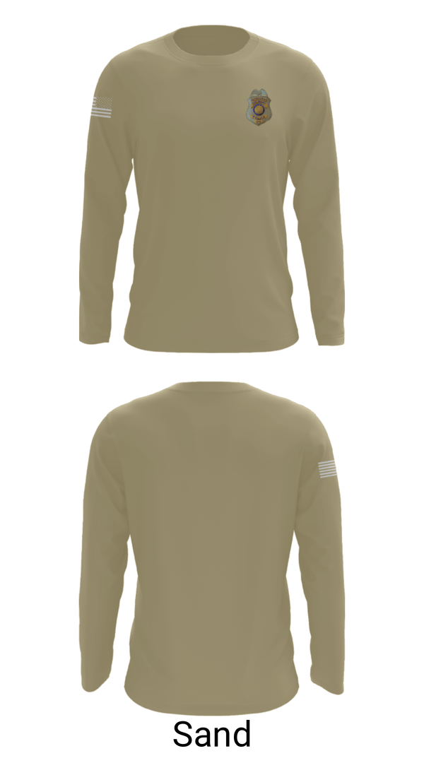 Long Sleeve Performance Shirt, Colbert PD, Police, Teamtime, Team time, sublimation, custom sports apparel, team uniforms, spirit wear, spiritwear, sports uniforms, custom shirts, team store, custom team store, fundraiser sports, apparel fundraiser