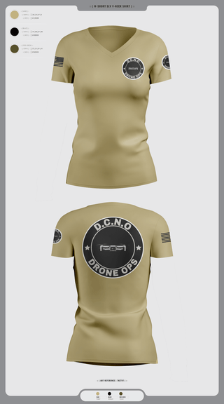 Womens Short Sleeve Vneck Shirt, D.C.N.O, Marines, Teamtime, Team time, sublimation, custom sports apparel, team uniforms, spirit wear, spiritwear, sports uniforms, custom shirts, team store, custom team store, fundraiser sports, apparel fundraiser