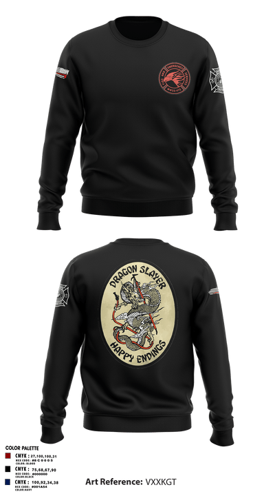 Marine Wing Support Squadron 473 1974878 Crew Neck Sweatshirt - 6
