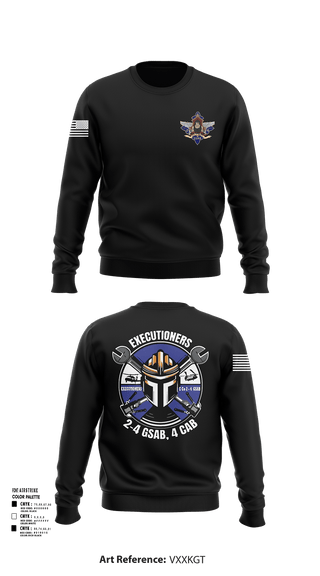 Crew Neck Sweatshirt, E 2-4 GSAB, Army, Teamtime, Team time, sublimation, custom sports apparel, team uniforms, spirit wear, spiritwear, sports uniforms, custom shirts, team store, custom team store, fundraiser sports, apparel fundraiser