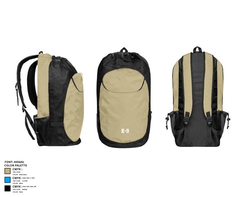 Gear Bag, K-9, Police, Teamtime, Team time, sublimation, custom sports apparel, team uniforms, spirit wear, spiritwear, sports uniforms, custom shirts, team store, custom team store, fundraiser sports, apparel fundraiser
