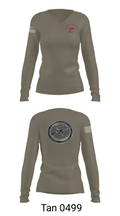 Firearms and Tactics training 60142734 Women's Long Sleeve V-neck Shirt - 73