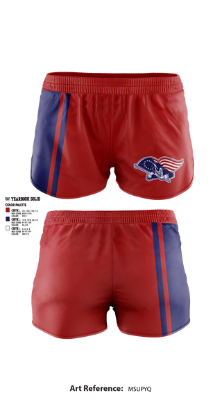 Womens Shorts, Red Land High School Cheer, Cheer, Teamtime, Team time, sublimation, custom sports apparel, team uniforms, spirit wear, spiritwear, sports uniforms, custom shirts, team store, custom team store, fundraiser sports, apparel fundraiser