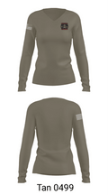 24-922 62354355 Women's Long Sleeve V-neck Shirt - 77