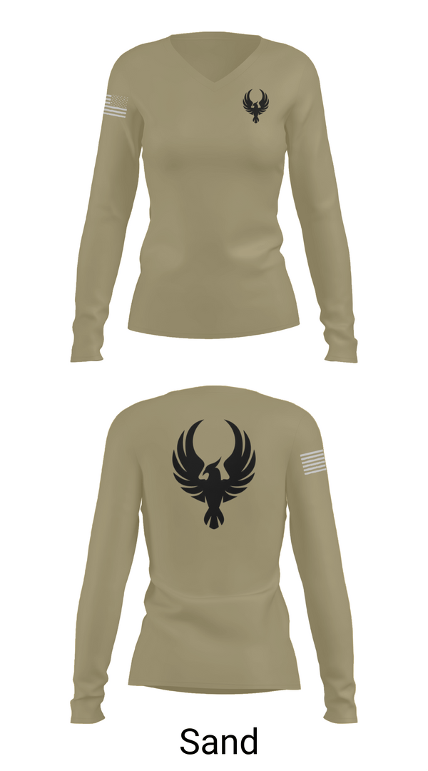 Womens Long Sleeve Vneck Shirt 1, Sky Private Security, Police, Teamtime, Team time, sublimation, custom sports apparel, team uniforms, spirit wear, spiritwear, sports uniforms, custom shirts, team store, custom team store, fundraiser sports, apparel fundraiser