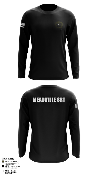 Meadville SRT 57594124 Long Sleeve Performance Shirt - 3