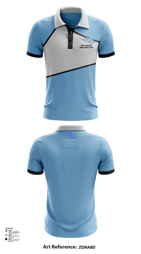 Short Sleeve Performance Polo, West Broward High School Cheer, Cheer, Teamtime, Team time, sublimation, custom sports apparel, team uniforms, spirit wear, spiritwear, sports uniforms, custom shirts, team store, custom team store, fundraiser sports, apparel fundraiser