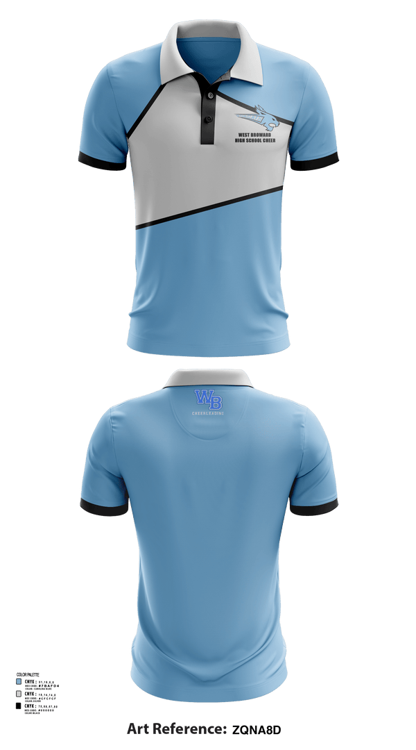 Short Sleeve Performance Polo, West Broward High School Cheer, Cheer, Teamtime, Team time, sublimation, custom sports apparel, team uniforms, spirit wear, spiritwear, sports uniforms, custom shirts, team store, custom team store, fundraiser sports, apparel fundraiser