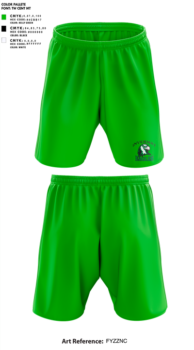 Invermay School 5699613 Athletic Shorts With Pockets - 1