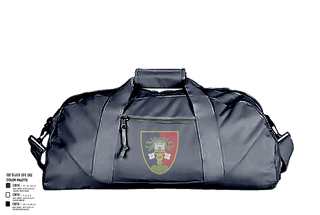 Duffle Bag, U.S. Army Health Clinic - Baumholder, Army, Teamtime, Team time, sublimation, custom sports apparel, team uniforms, spirit wear, spiritwear, sports uniforms, custom shirts, team store, custom team store, fundraiser sports, apparel fundraiser