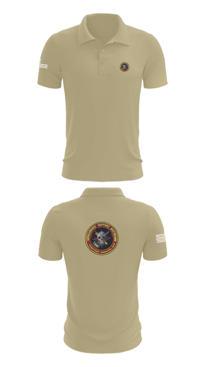 Battle Space Surveillance Company 88540160 Short Sleeve Performance Polo - 87